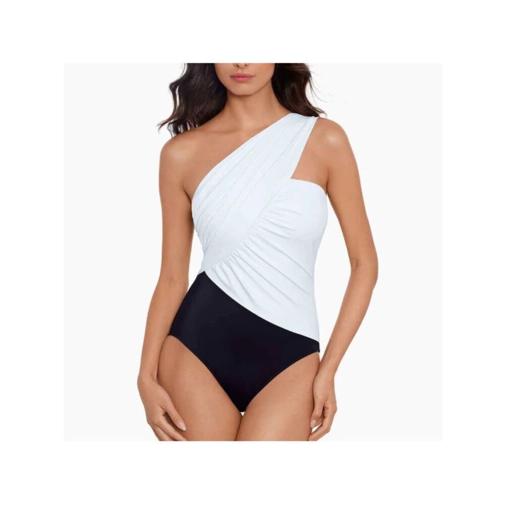 Magicsuit 6006073 Color block Goddess One Piece look 10 pounds lighter $170